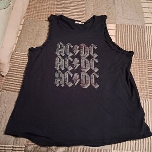Maurices  Navy AC/DC Graphic Muscle Tee
